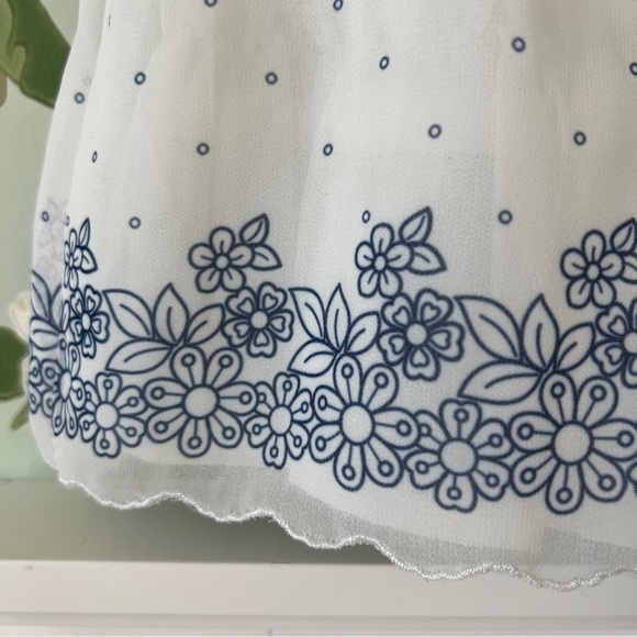 [NEW] Blue & White Baby Dress - Picture 3 of 7